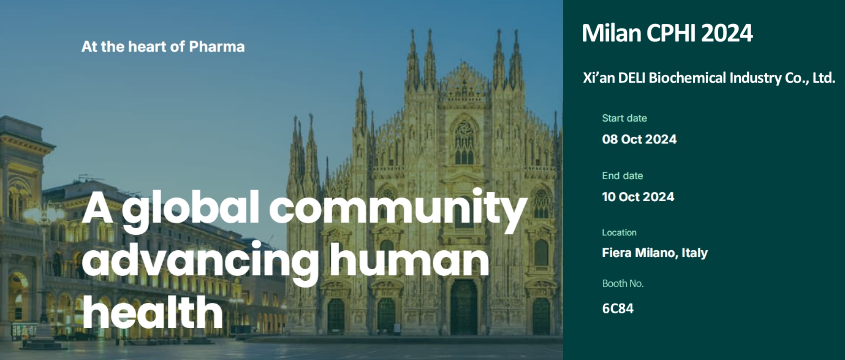 Bergabunglah dengan Deli Cyclodextrin di CPHI Milan 2024!