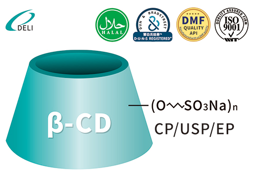 Sulfobutyl eter beta siklodekstrin natrium CAS 182410-00-0